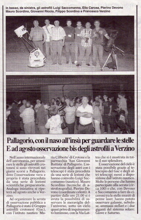 Stampa locale - il Crotonese